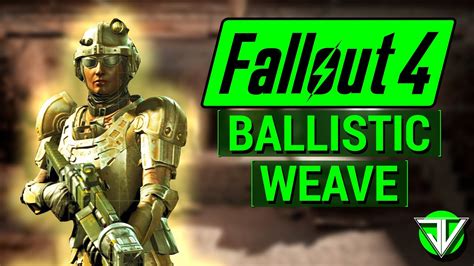 fallout 4 ballistic weave under armor|More.